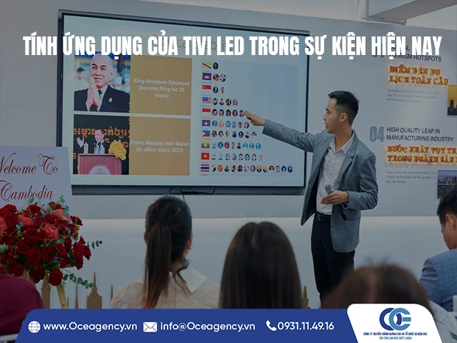 TÍNH ỨNG DỤNG CỦA TIVI LED TRONG SỰ KIỆN HIỆN NAY