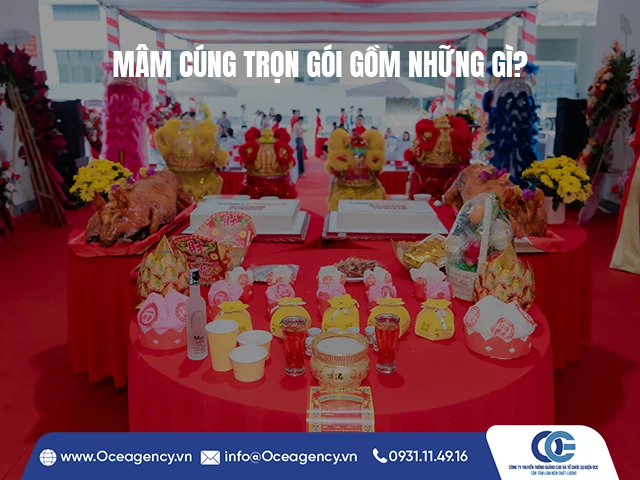 MÂM CÚNG TRỌN GÓI GỒM NHỮNG GÌ?