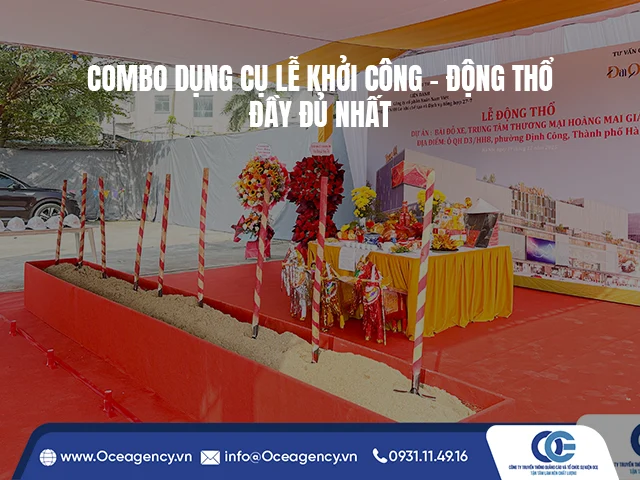 COMBO DỤNG CỤ LỄ KHỞI CÔNG – ĐỘNG THỔ ĐẦY ĐỦ NHẤT
