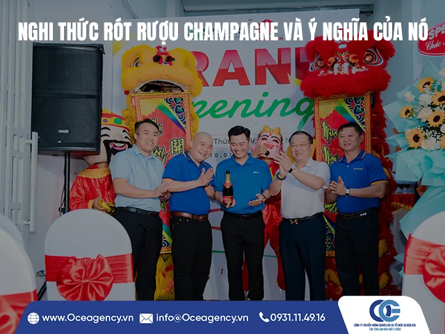 NGHI THỨC RÓT RƯỢU CHAMPAGNE VÀ Ý NGHĨA CỦA NÓ