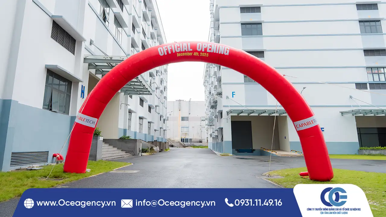 CỔNG HƠI – LINH HỒN CỦA SỰ KIỆN KHAI TRƯƠNG