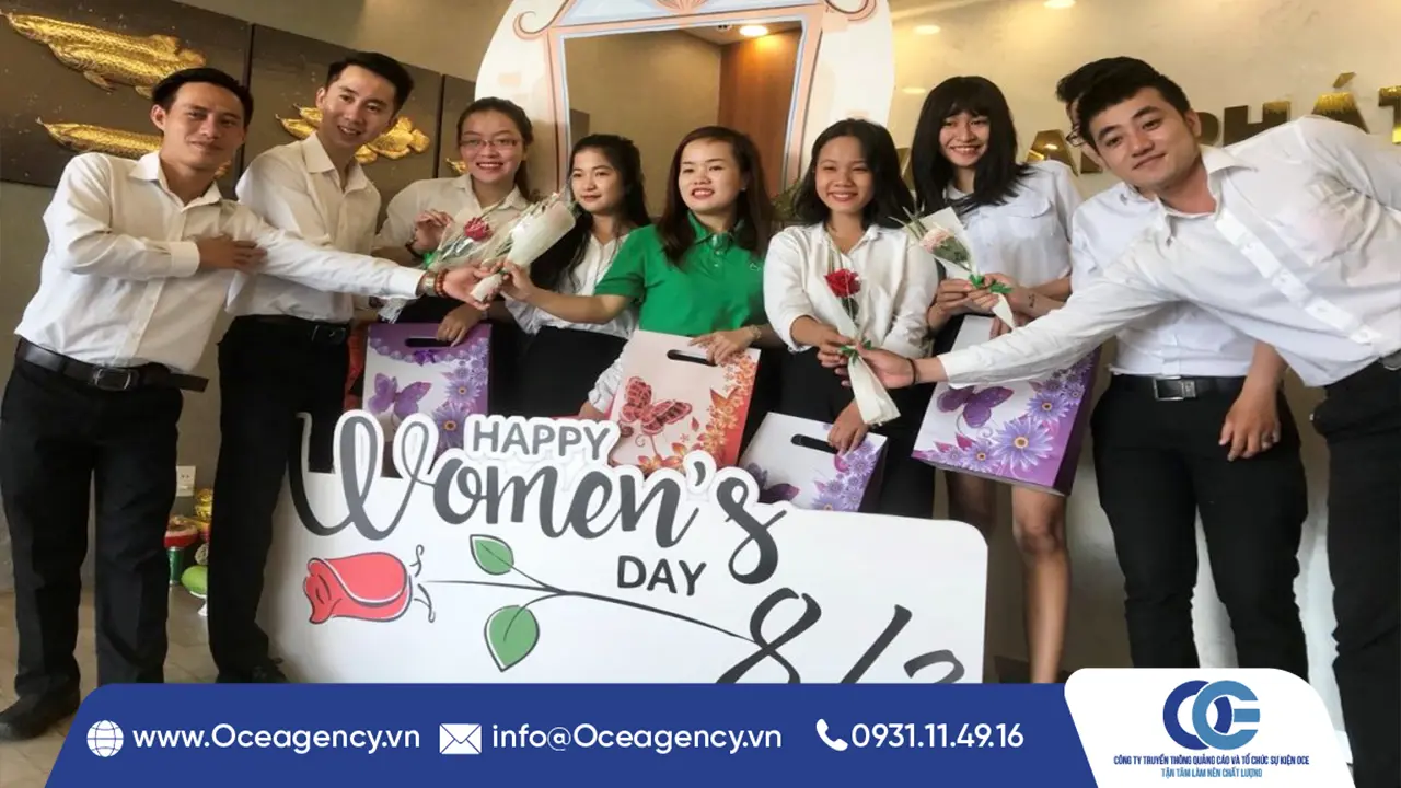 Ý TƯỞNG TỔ CHỨC SỰ KIỆN 8/3 ĐÁNG NHỚ TẠI CÔNG TY
