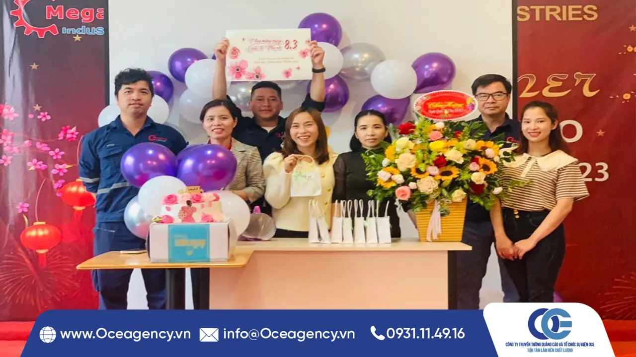 Ý TƯỞNG TỔ CHỨC SỰ KIỆN 8/3 ĐÁNG NHỚ TẠI CÔNG TY