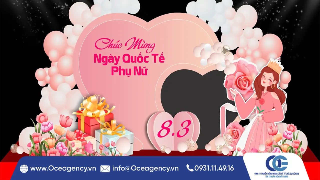 Ý TƯỞNG DECOR 8/3 SANG TRỌNG, ẤN TƯỢNG