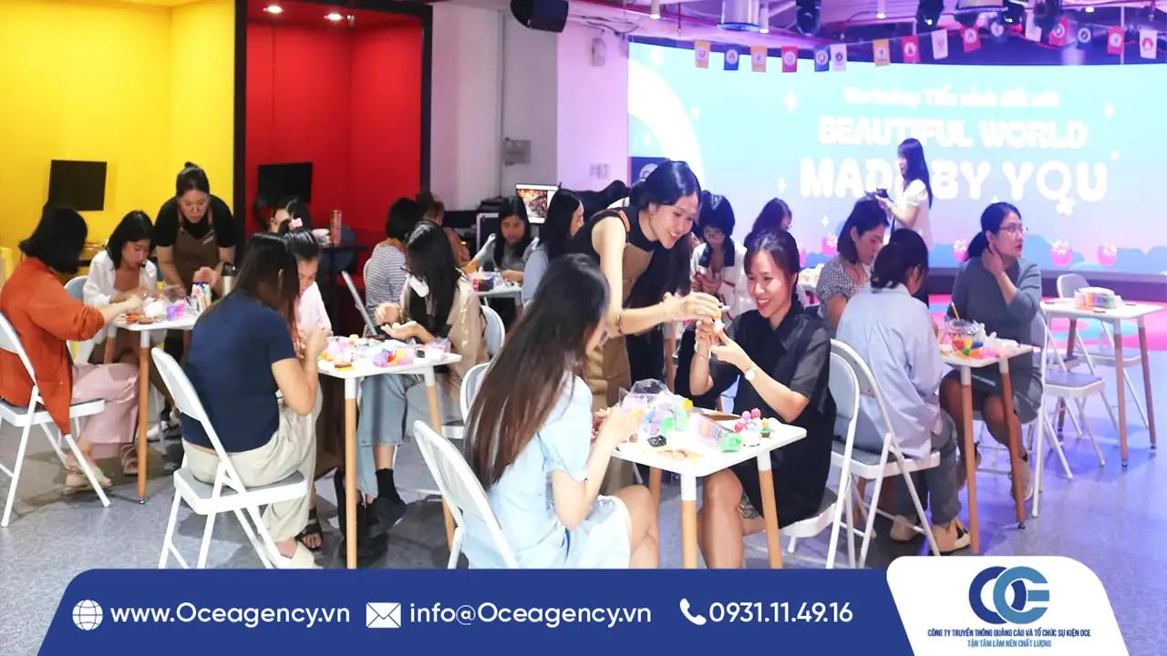 Ý TƯỞNG WORKSHOP 8/3 CHO NHÂN VIÊN NỮ TẠI VĂN PHÒNG