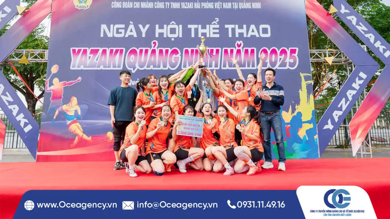 CHI PH&Iacute; TỔ CHỨC SỰ KIỆN THỂ THAO C&Ocirc;NG TY NH&Acirc;N NG&Agrave;Y 27/03