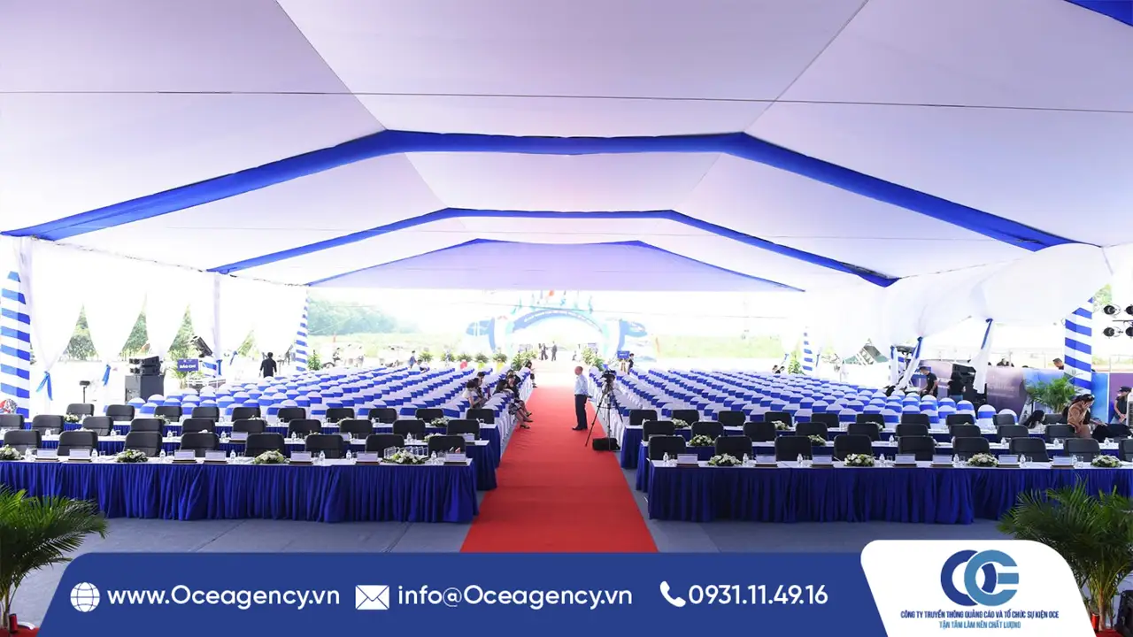 NH&Agrave; BẠT &ndash; GIẢI PH&Aacute;P KH&Ocirc;NG GIAN EVENT NGO&Agrave;I TRỜI