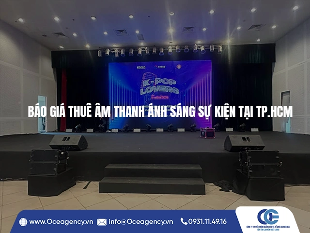 BÁO GIÁ THUÊ ÂM THANH ÁNH SÁNG SỰ KIỆN TẠI TP.HCM
