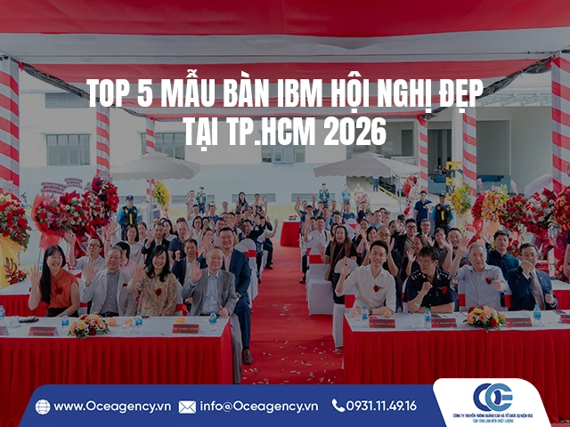 TOP 5 MẪU BÀN IBM HỘI NGHỊ ĐẸP TẠI TP.HCM 2026