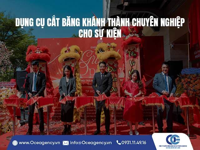 DỤNG CỤ CẮT BĂNG KHÁNH THÀNH CHUYÊN NGHIỆP CHO SỰ KIỆN
