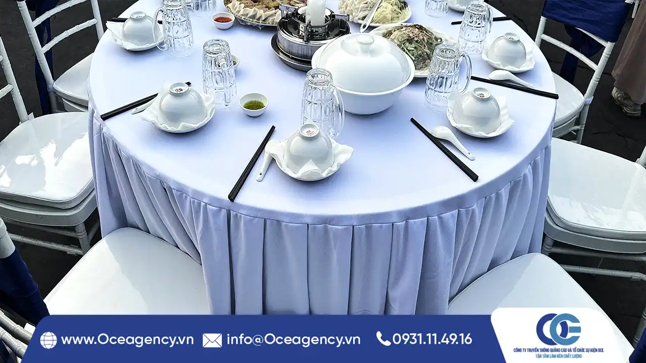CHO THUÊ BÀN GHẾ – CHÉN DĨA QUẬN 12 | OCE AGENCY