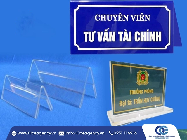 CHO THUÊ BẢNG TÊN ĐỂ BÀN SỰ KIỆN CHUYÊN NGHIỆP
