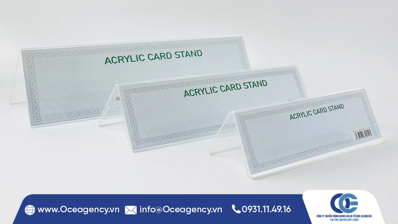 CHO THUÊ BẢNG TÊN ĐỂ BÀN SỰ KIỆN CHUYÊN NGHIỆP