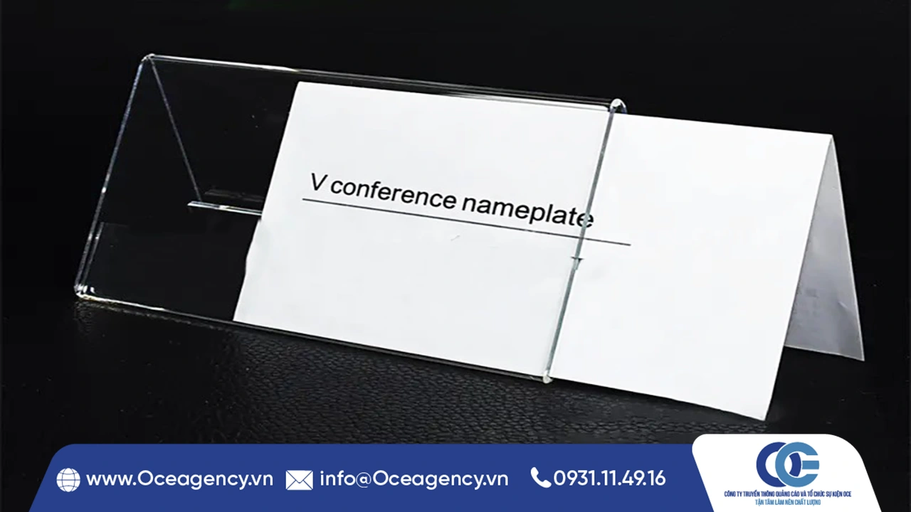 CHO THUÊ BẢNG TÊN ĐỂ BÀN SỰ KIỆN CHUYÊN NGHIỆP