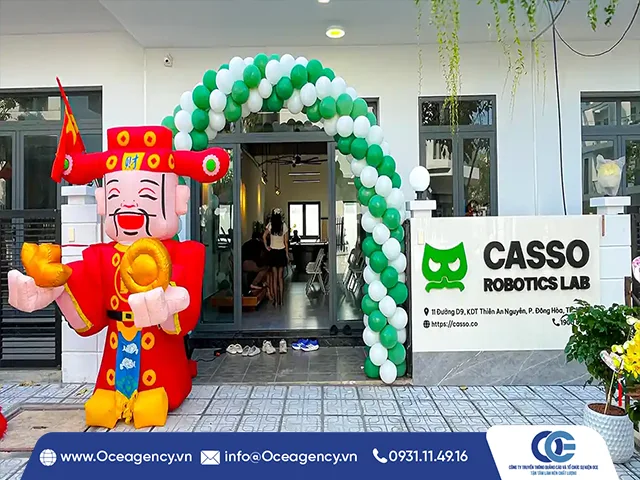 CHO THUÊ RỐI HƠI KHAI TRƯƠNG, QUẢNG CÁO| OCE AGENCY