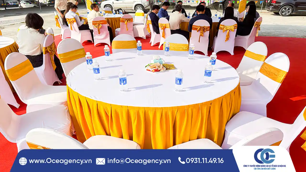 CHO THUÊ GHẾ BANQUET HỘI NGHỊ, SỰ KIỆN | OCE AGENCY