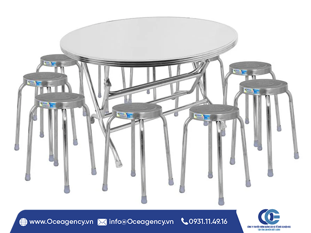 CHO THUÊ GHẾ INOX SỰ KIỆN GIÁ TỐT | OCE AGENCY
