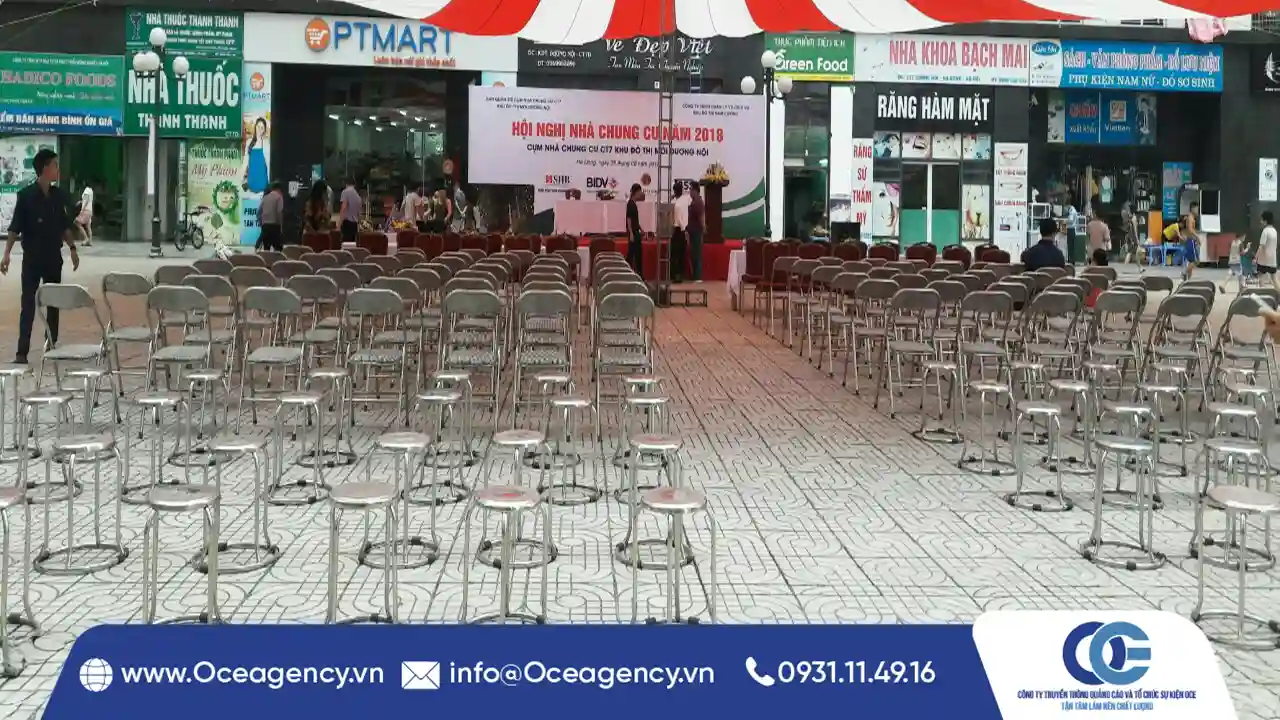 CHO THUÊ GHẾ INOX SỰ KIỆN GIÁ TỐT | OCE AGENCY