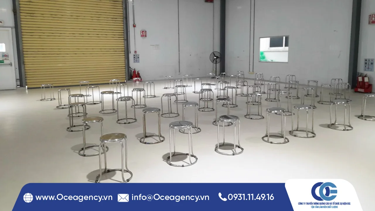 CHO THUÊ GHẾ INOX SỰ KIỆN GIÁ TỐT | OCE AGENCY