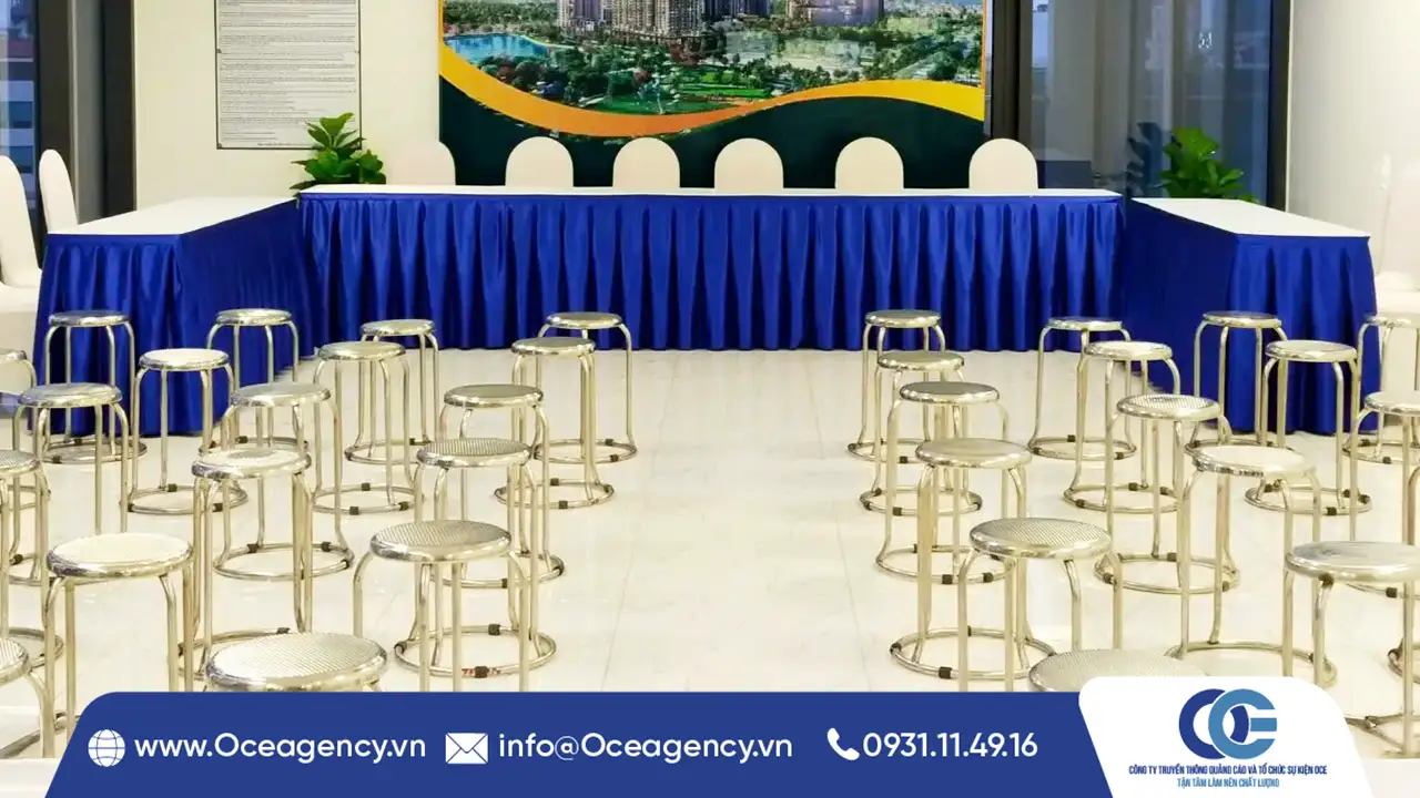 CHO THUÊ GHẾ INOX SỰ KIỆN GIÁ TỐT | OCE AGENCY