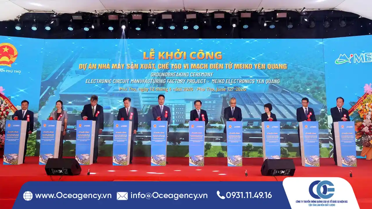 TỔ CHỨC LỄ KHỞI CÔNG CÔNG TRÌNH TRỌN GÓI | OCE AGENCY