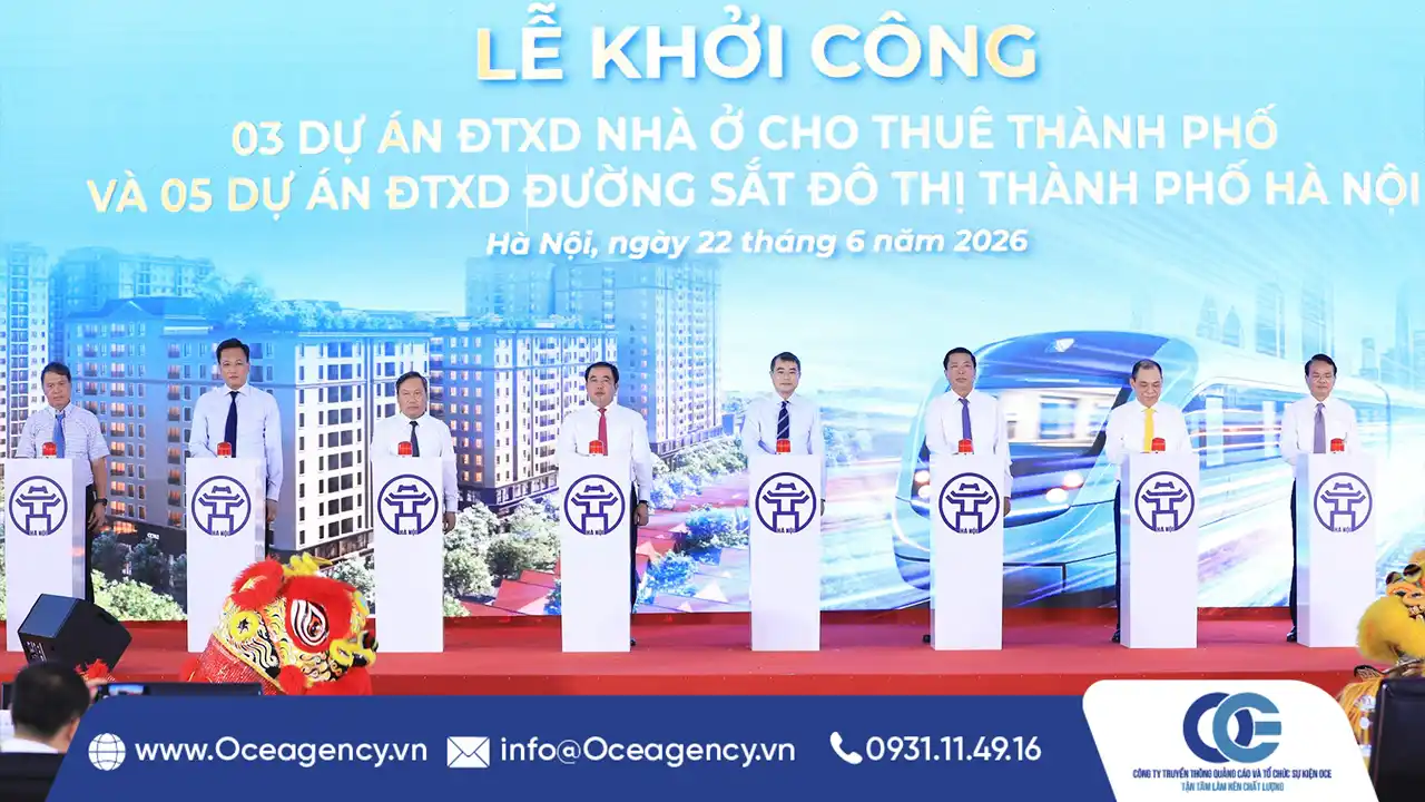 TỔ CHỨC LỄ KHỞI CÔNG CÔNG TRÌNH TRỌN GÓI | OCE AGENCY
