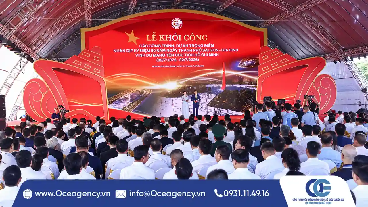 TỔ CHỨC LỄ KHỞI CÔNG CÔNG TRÌNH TRỌN GÓI | OCE AGENCY