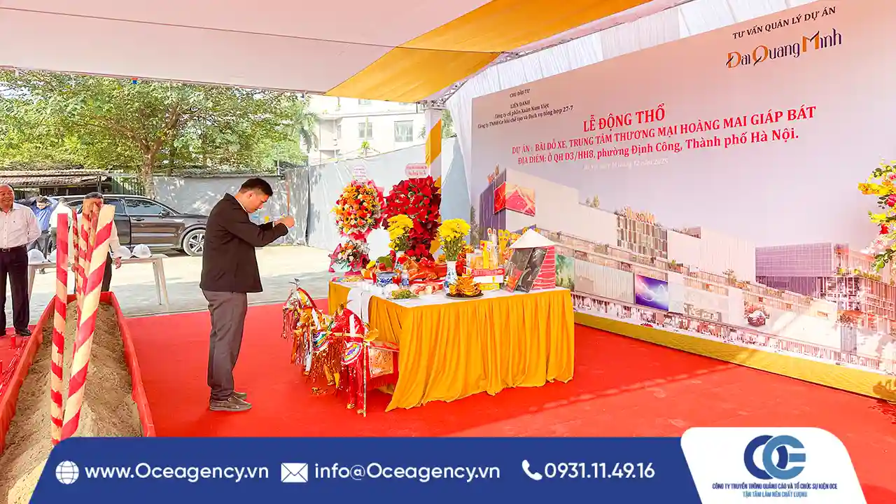 TỔ CHỨC SỰ KIỆN LỄ ĐỘNG THỔ