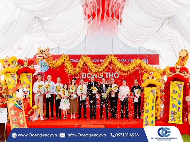 Tổ chức sự kiện lễ động thổ Shing Mark Vina