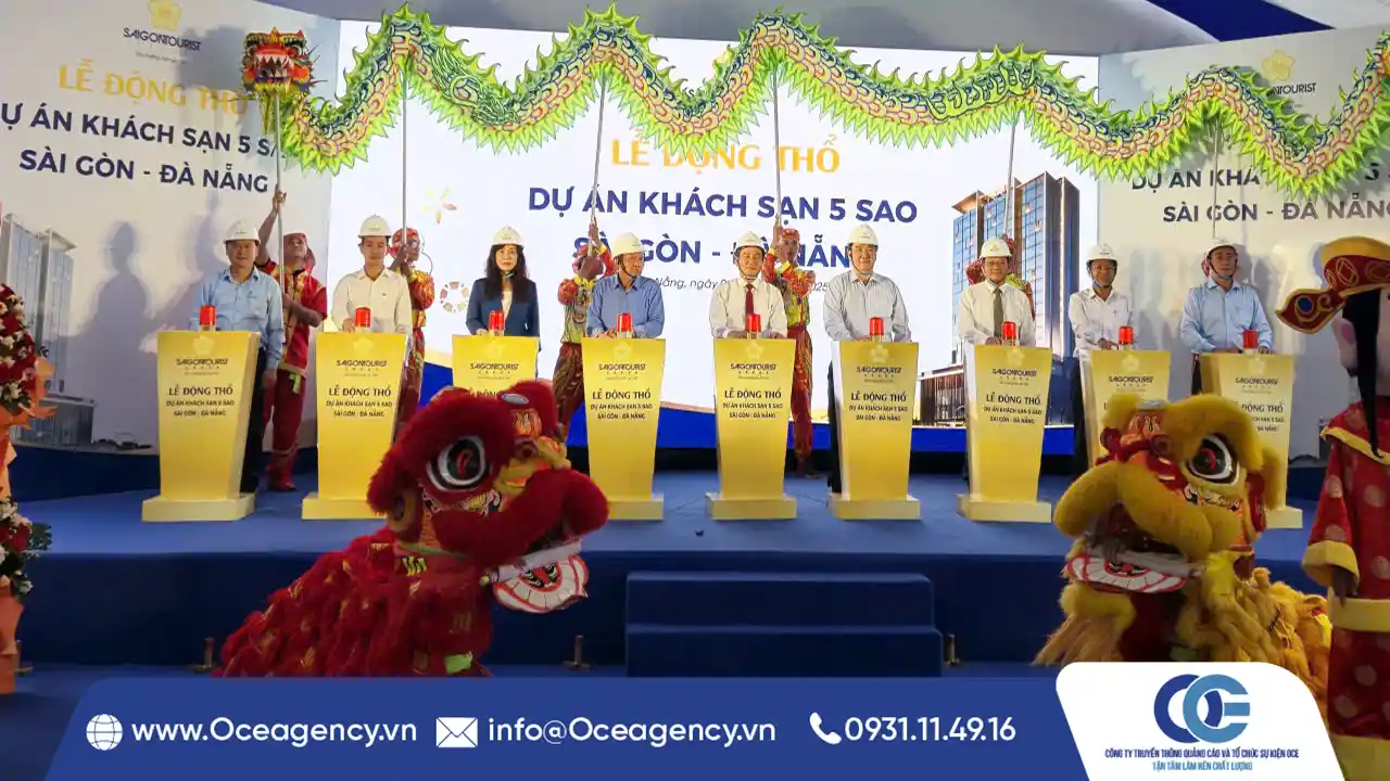 Cho thuê bục bấm chuông động thổ TP.HCM