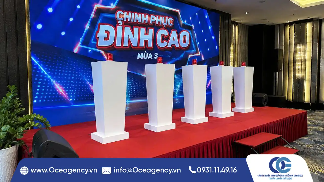 CHO THUÊ BỤC BẤM CHUÔNG GAME SHOW CHUYÊN NGHIỆP