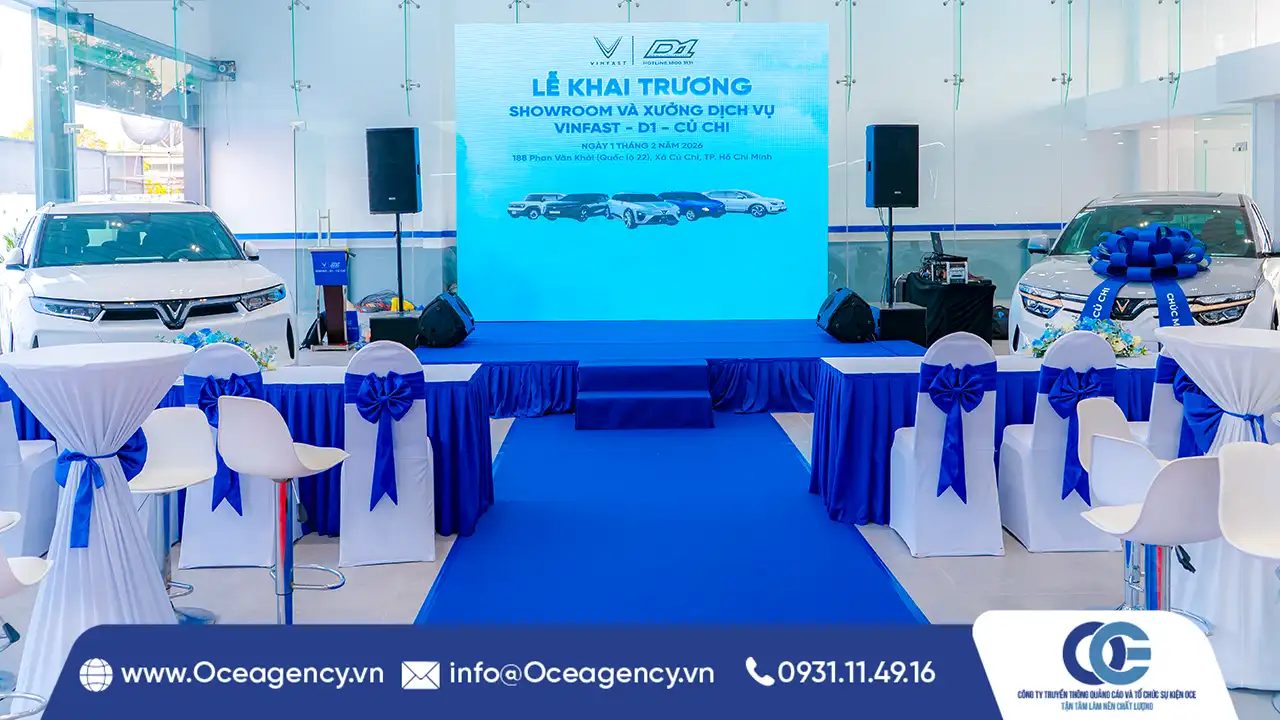 CÁC LOẠI SÂN KHẤU OCE CUNG CẤP