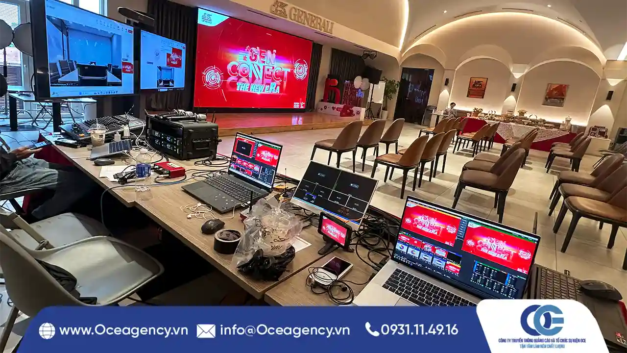DỊCH VỤ LIVESTREAM SỰ KIỆN CHUYÊN NGHIỆP | OCE