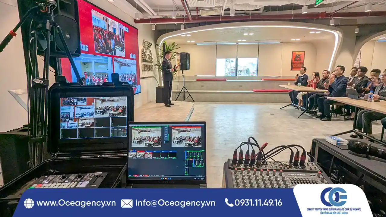 DỊCH VỤ LIVESTREAM SỰ KIỆN CHUYÊN NGHIỆP | OCE