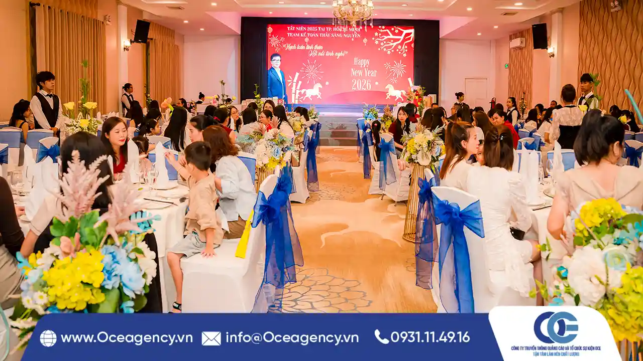 TỔ CHỨC TIỆC TẤT NIÊN TEAM KẾ TOÁN NGUYỄN SÁNG