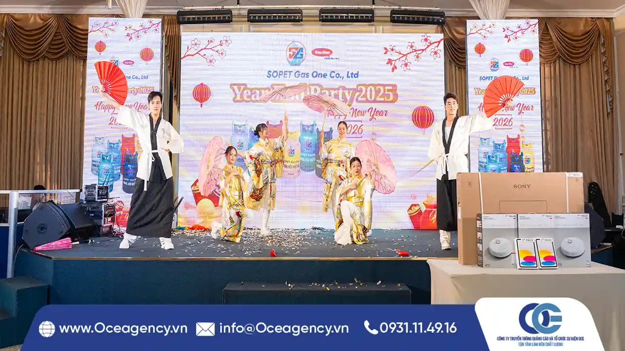 TỔ CHỨC YEAR END PARTY CÔNG TY SOPET GAS ONE 2025