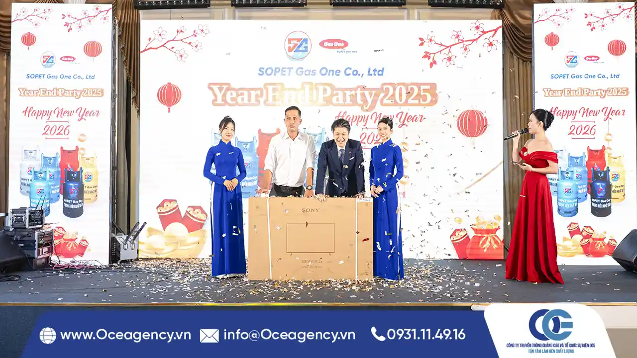 TỔ CHỨC YEAR END PARTY CÔNG TY SOPET GAS ONE 2025