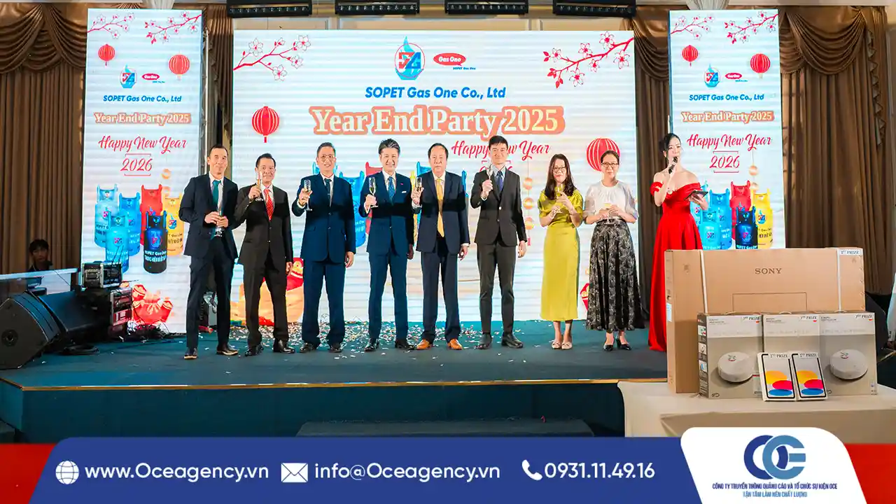 TỔ CHỨC YEAR END PARTY CÔNG TY SOPET GAS ONE 2025