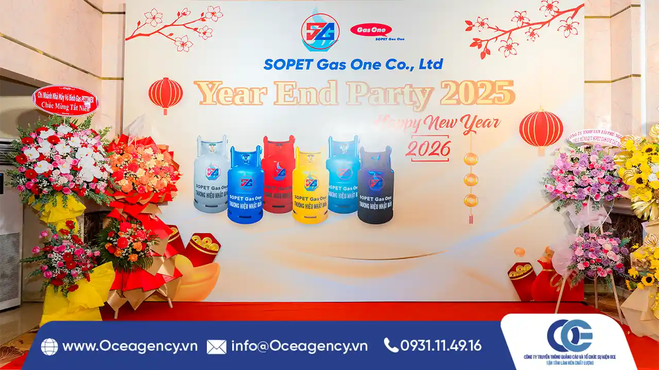 TỔ CHỨC YEAR END PARTY CÔNG TY SOPET GAS ONE 2025