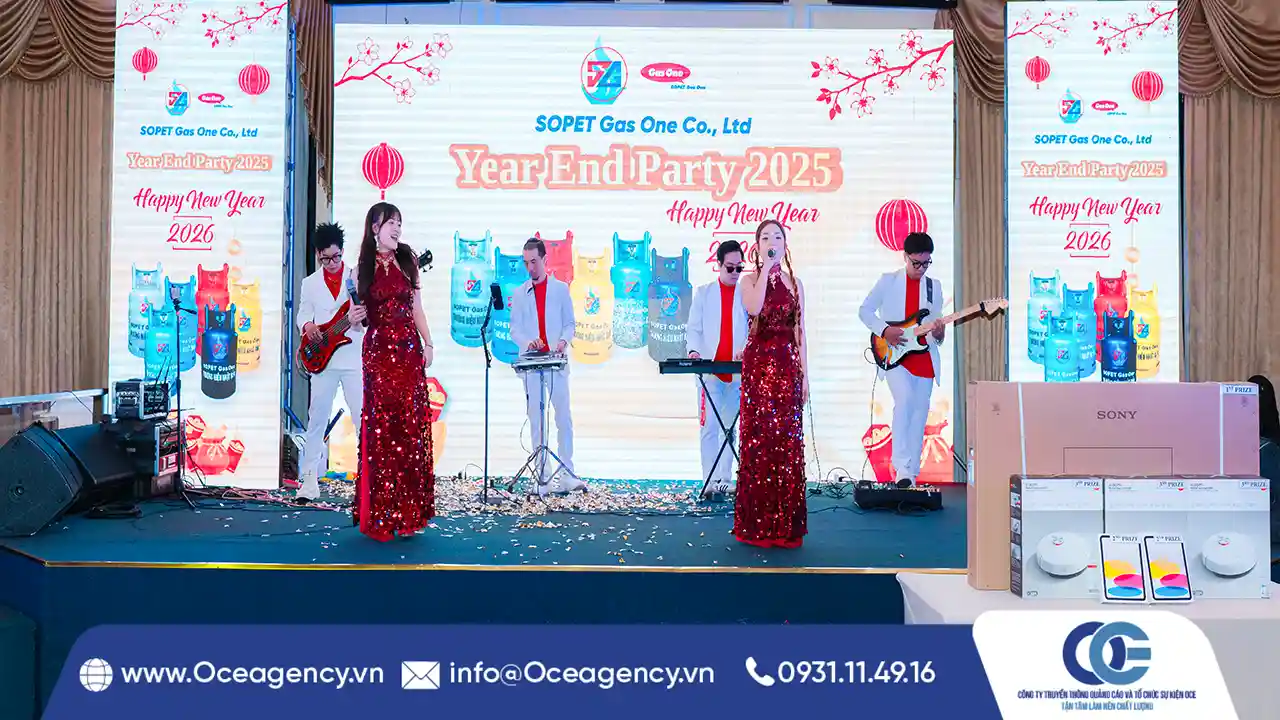TỔ CHỨC YEAR END PARTY CÔNG TY SOPET GAS ONE 2025