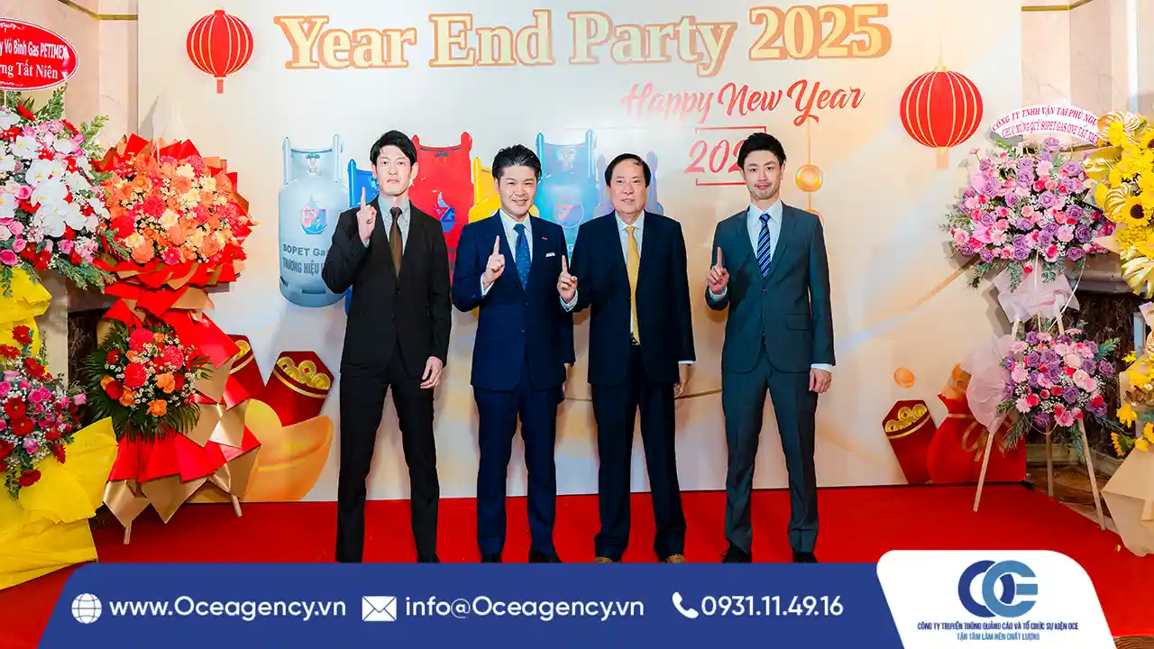 TỔ CHỨC YEAR END PARTY CÔNG TY SOPET GAS ONE 2025