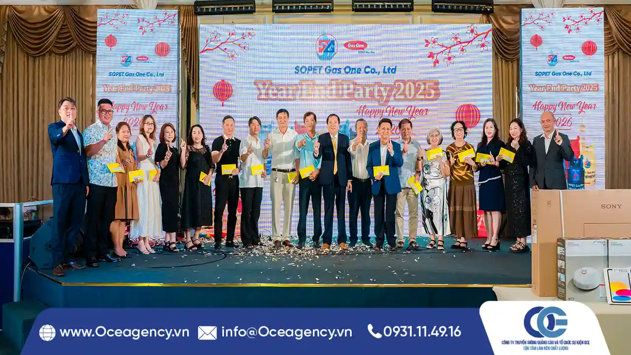 TỔ CHỨC YEAR END PARTY CÔNG TY SOPET GAS ONE 2025