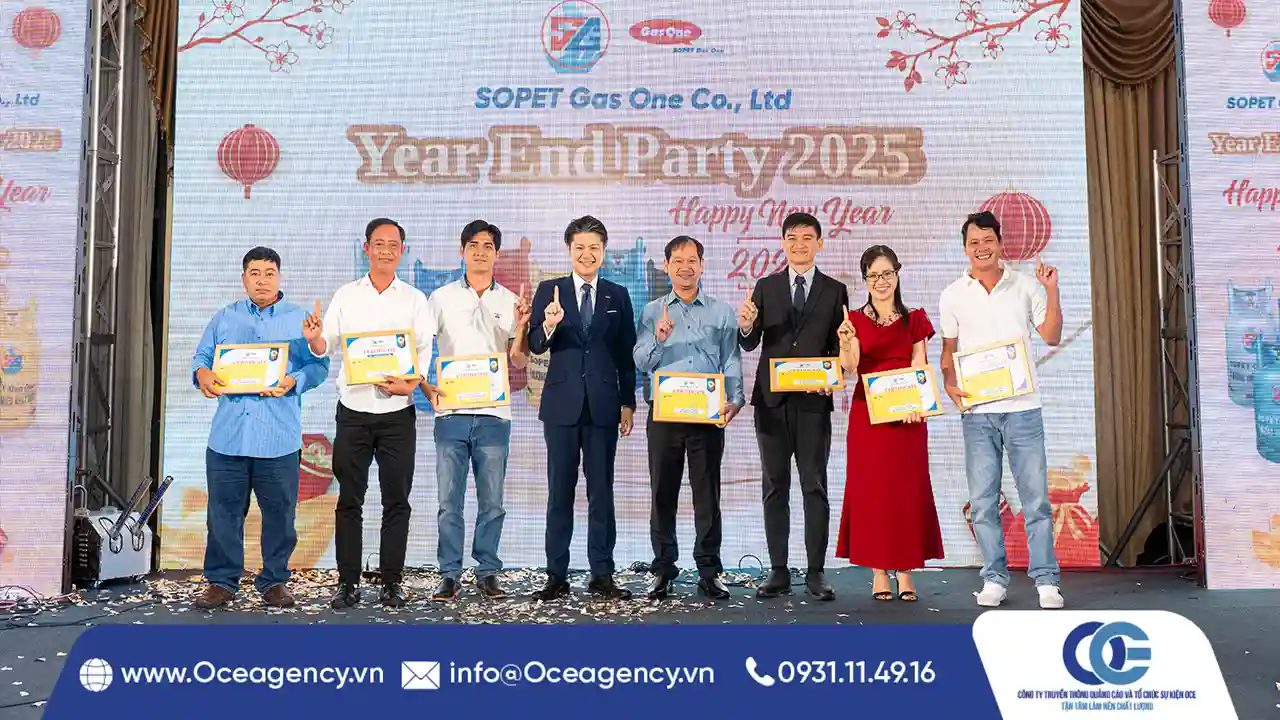 TỔ CHỨC YEAR END PARTY CÔNG TY SOPET GAS ONE 2025