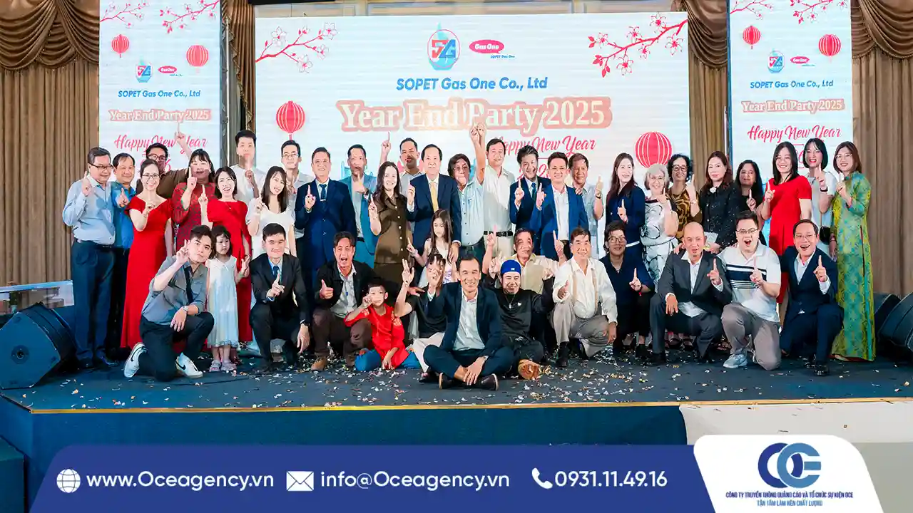 TỔ CHỨC YEAR END PARTY CÔNG TY SOPET GAS ONE 2025
