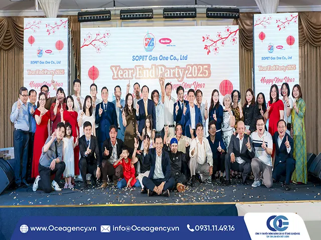 TỔ CHỨC YEAR END PARTY CÔNG TY SOPET GAS ONE 2025