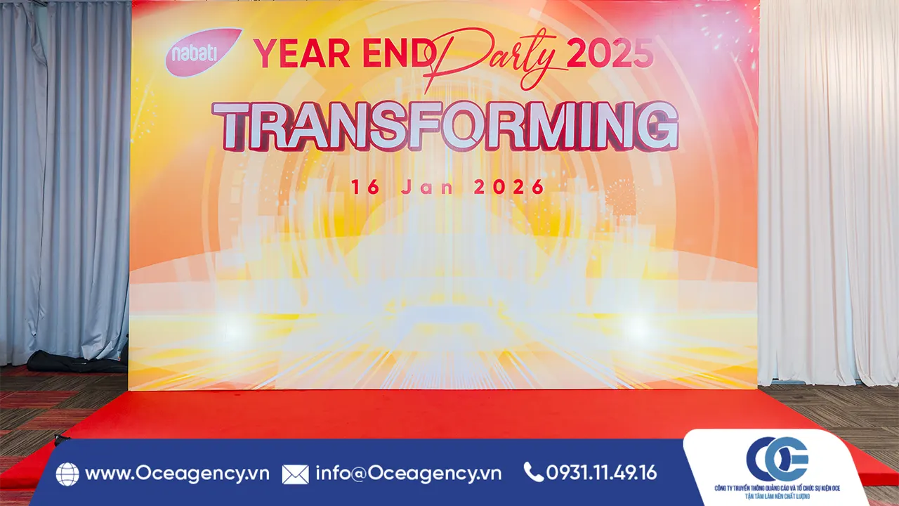 TỔ CHỨC YEAR END PARTY CÔNG TY NABATI TẠI TP.HCM