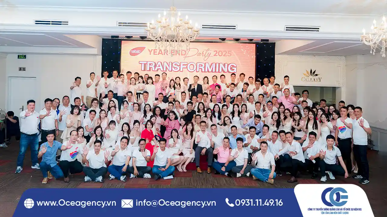 TỔ CHỨC YEAR END PARTY CÔNG TY NABATI TẠI TP.HCM