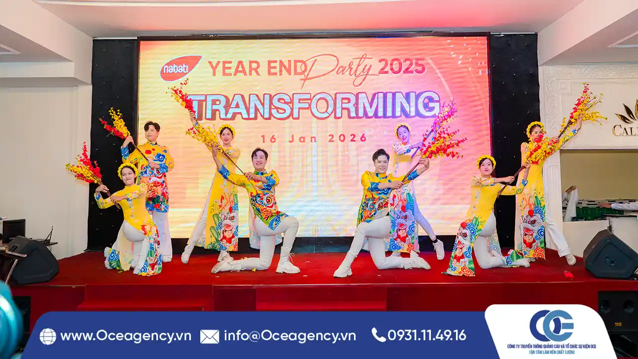 TỔ CHỨC YEAR END PARTY CÔNG TY NABATI TẠI TP.HCM