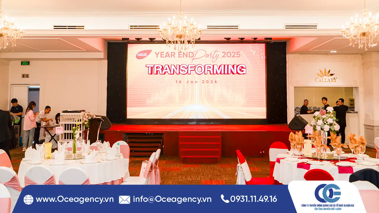 TỔ CHỨC YEAR END PARTY CÔNG TY NABATI TẠI TP.HCM