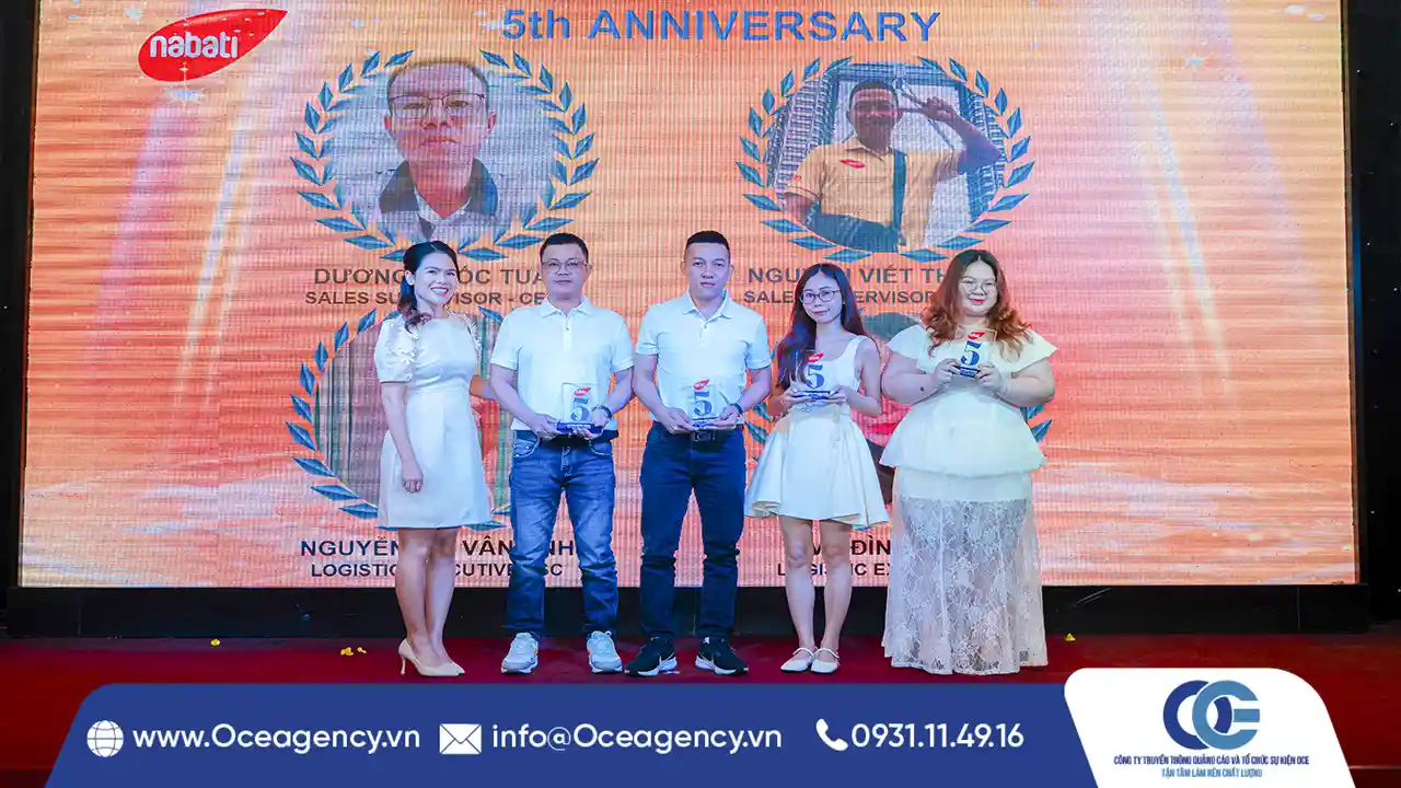 TỔ CHỨC YEAR END PARTY CÔNG TY NABATI TẠI TP.HCM